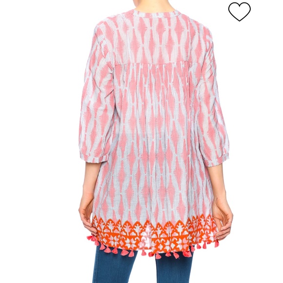 Roberta Roller Rabbit Pom Pom Tunic. XS. - Picture 4 of 10